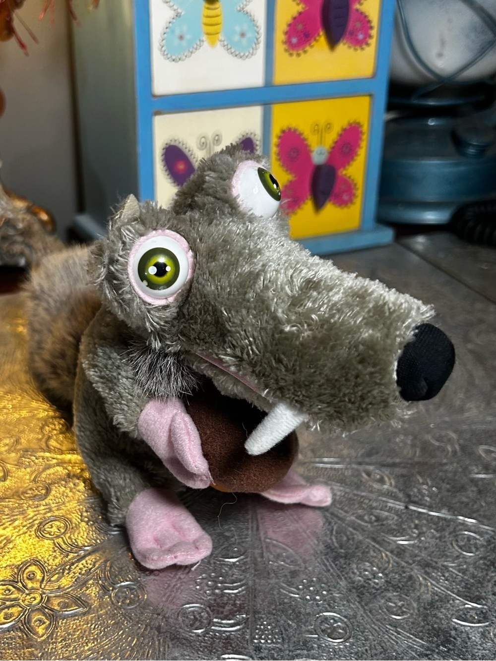 Ice Age 2002 Scrat Plush with Acorn